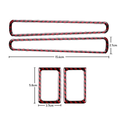 2008 - 16 Nissan GTR R35 Carbon Fiber Door Vent + Lock Trim Kit | Next-Gen Carbon