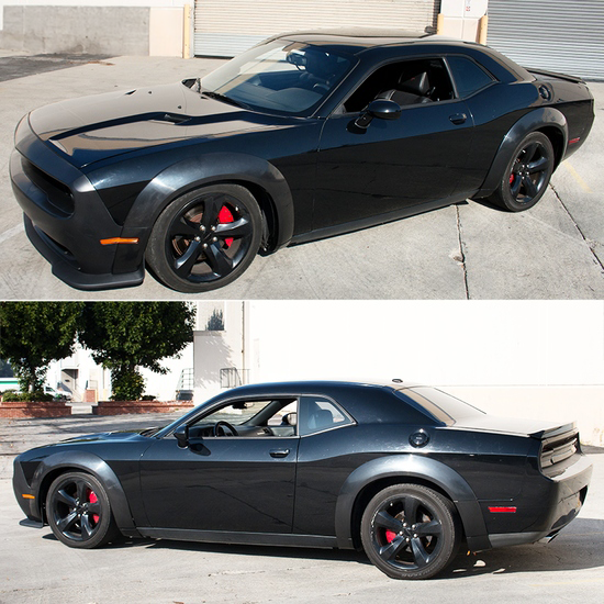 2015 - 23 Challenger Front Lip + Fender Flare Hellcat to Demon Conversrion
