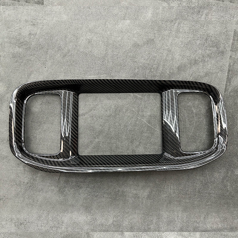 2015-2024 Dodge Charger Carbon Fiber Radio Navigation Screen Trim Cover | Next-Gen Carbon