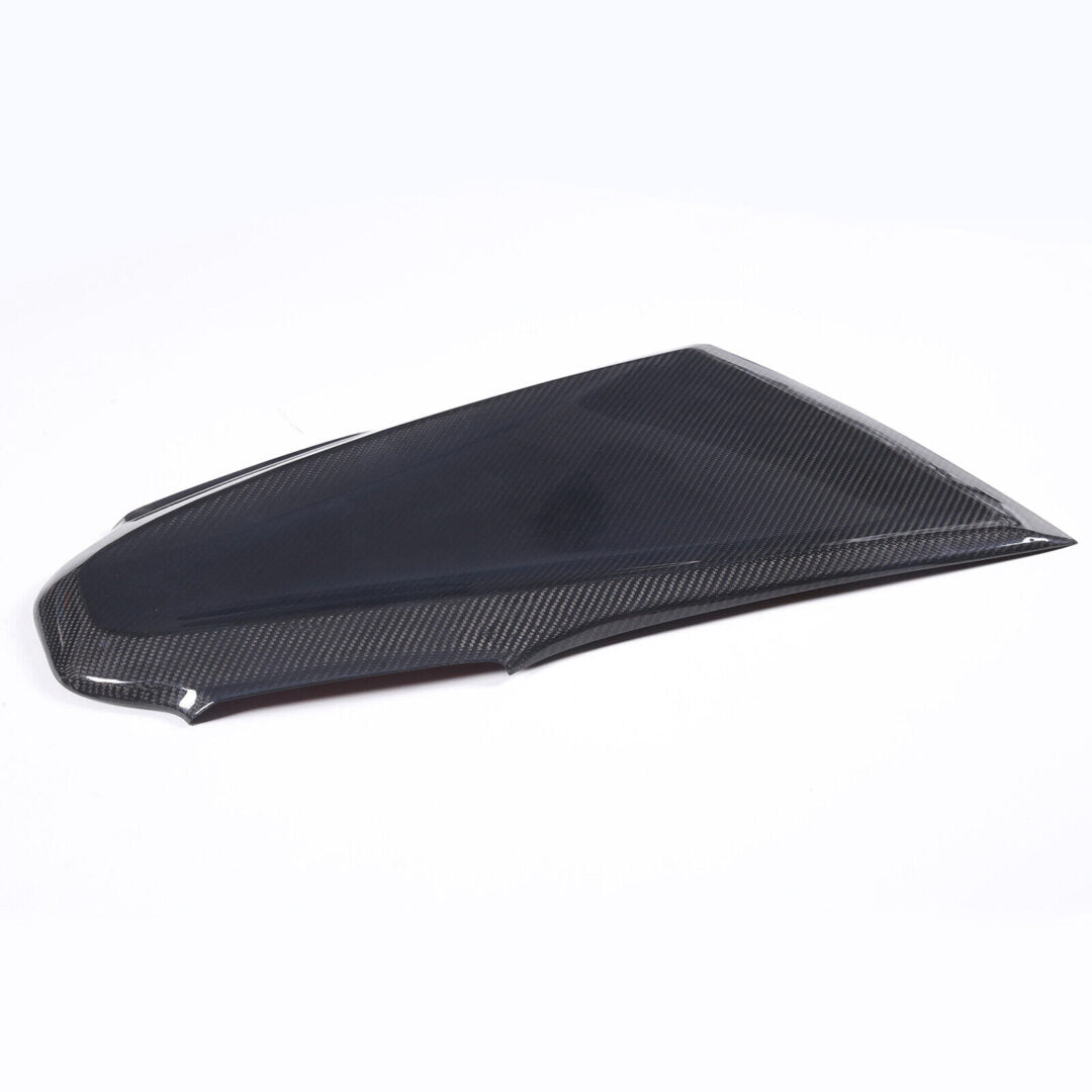 C8 Corvette Carbon Fiber Upper Dash Pad Cover | Black / Red