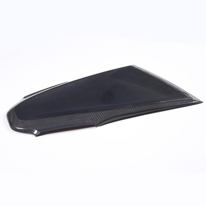 C8 Corvette Carbon Fiber Upper Dash Pad Cover | Black / Red