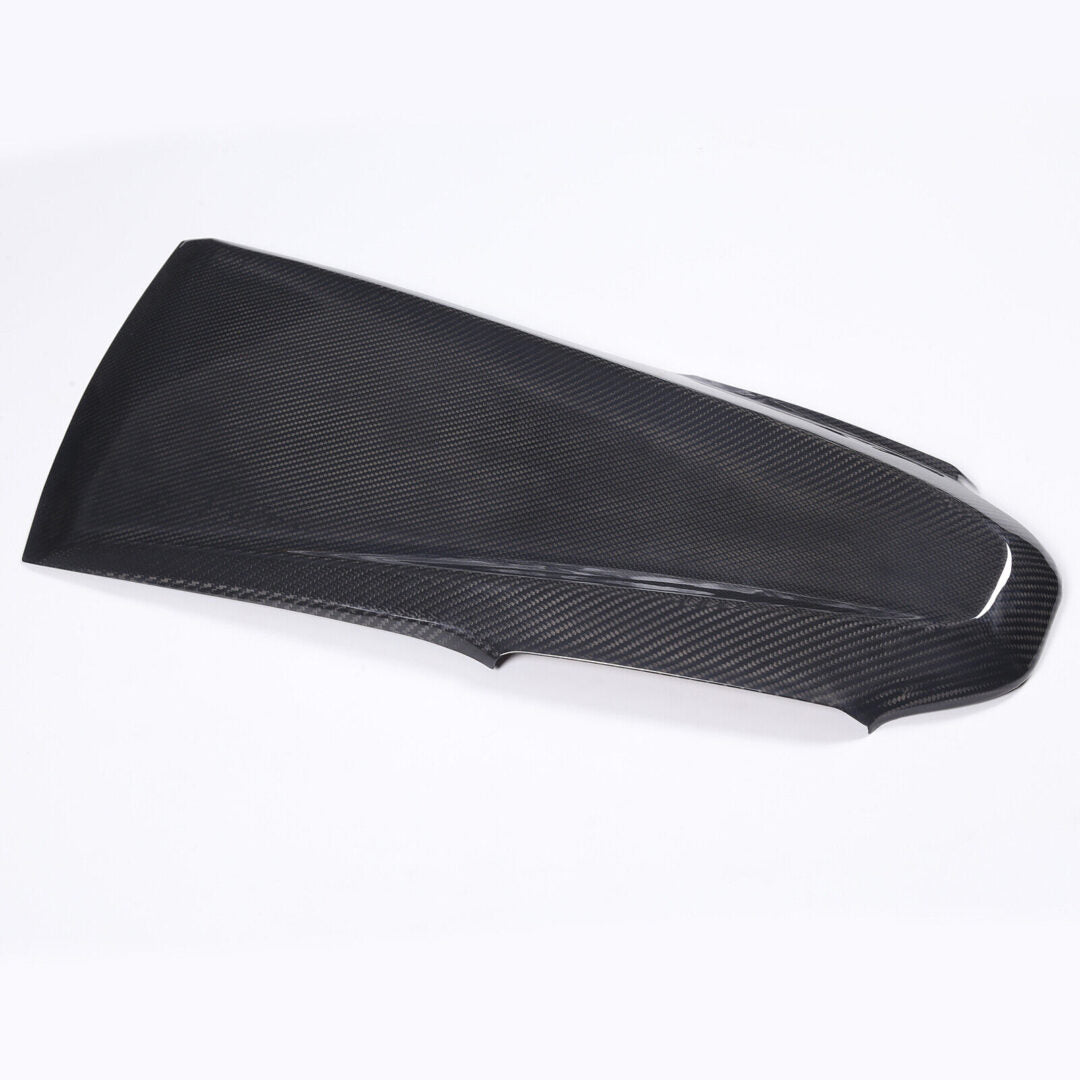 C8 Corvette Carbon Fiber Upper Dash Pad Cover | Black / Red