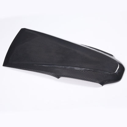 C8 Corvette Carbon Fiber Upper Dash Pad Cover | Black / Red