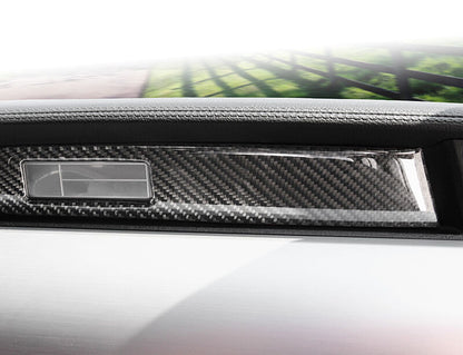 2015 - 23 Ford Mustang Real Carbon Fiber Dash Panel Cover | Next-Gen Carbon