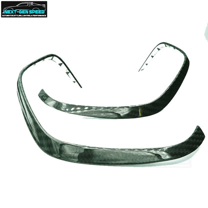 2016 - 24 Camaro Real Carbon Fiber Speedometer Trim Covers in Black / Red / Blue