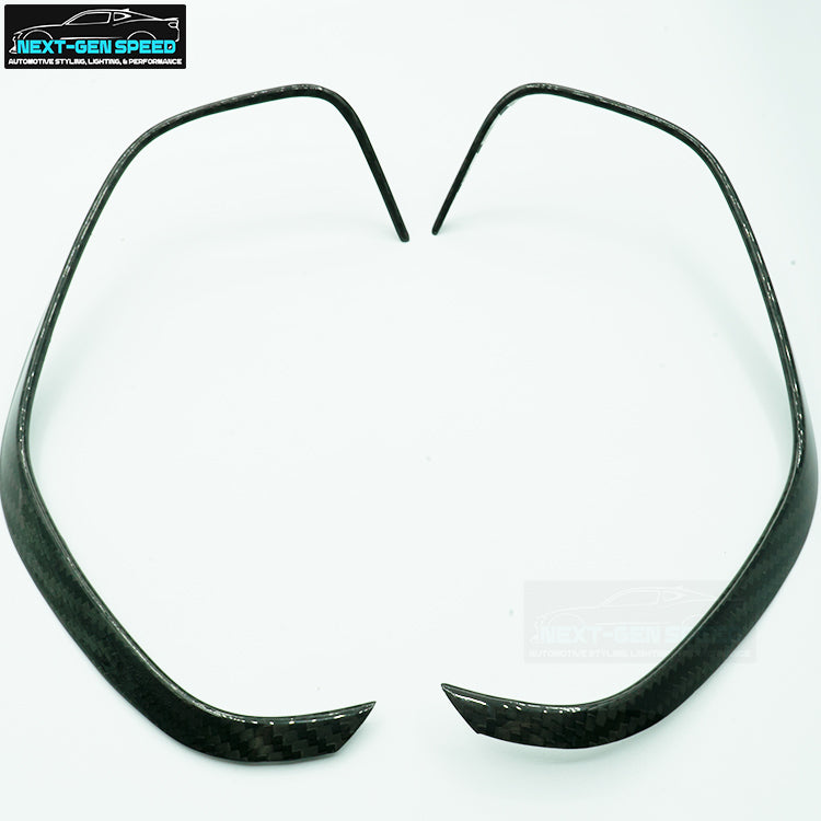 2016 - 24 Camaro Real Carbon Fiber Speedometer Trim Covers in Black / Red / Blue