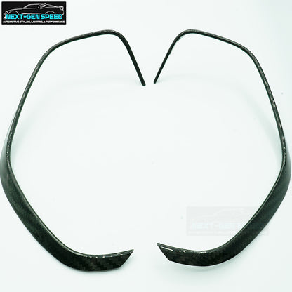 2016 - 24 Camaro Real Carbon Fiber Speedometer Trim Covers in Black / Red / Blue