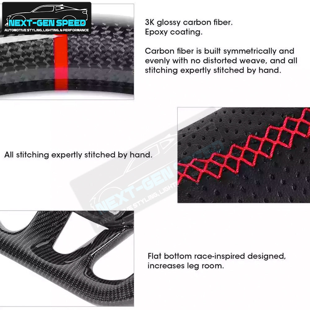 2015 - 24 Charger / Challenger / Durango / Track Hawk SRT Carbon Fiber Steering Wheel