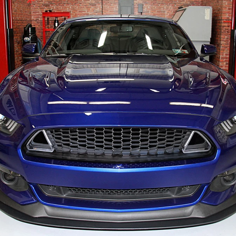 2015 - 17 Mustang Front Bumper Upper Grille W/ LED Lights