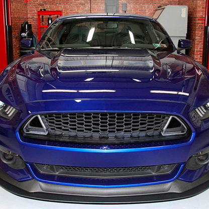 2015 - 17 Mustang Front Bumper Upper Grille W/ LED Lights