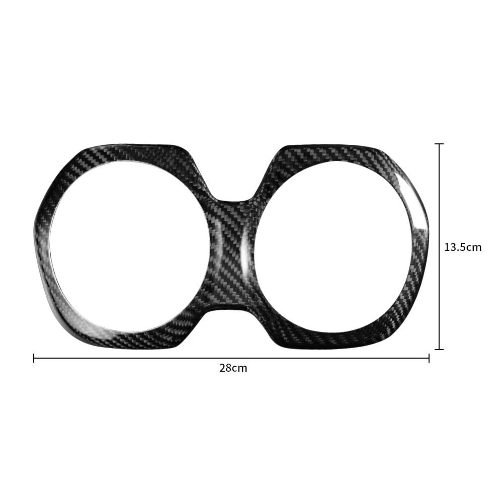 2016 - 24 Camaro Real Carbon Fiber Air Vent Bezel Cover | Black/Red/Blue Carbon