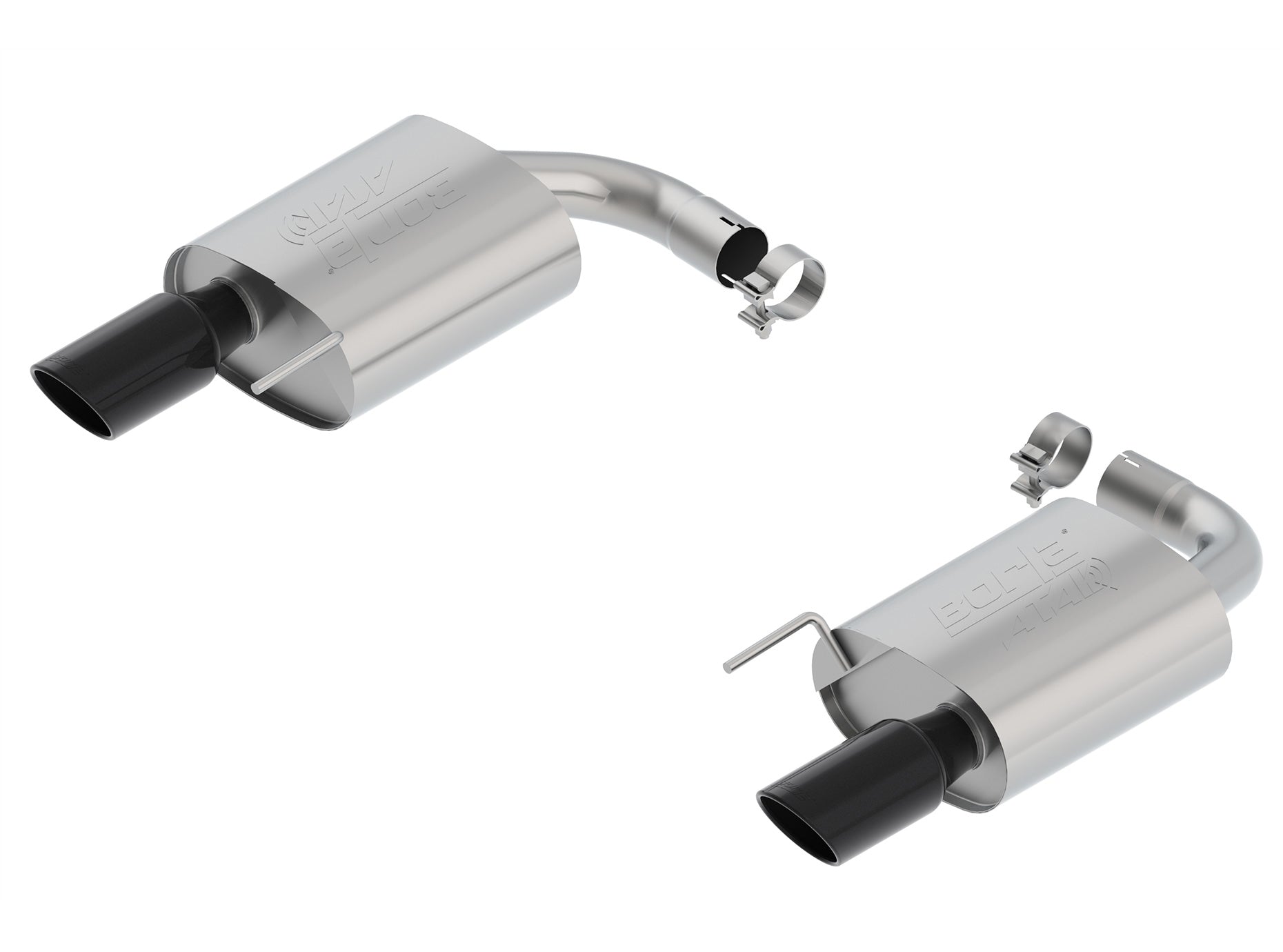 2015 - 17 Mustang GT ATAK Axle-Back Exhaust System (11895BC)