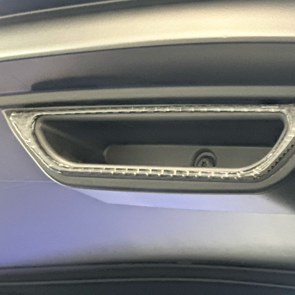 C8 Corvette Soft Carbon Fiber Hatch Handle Cover