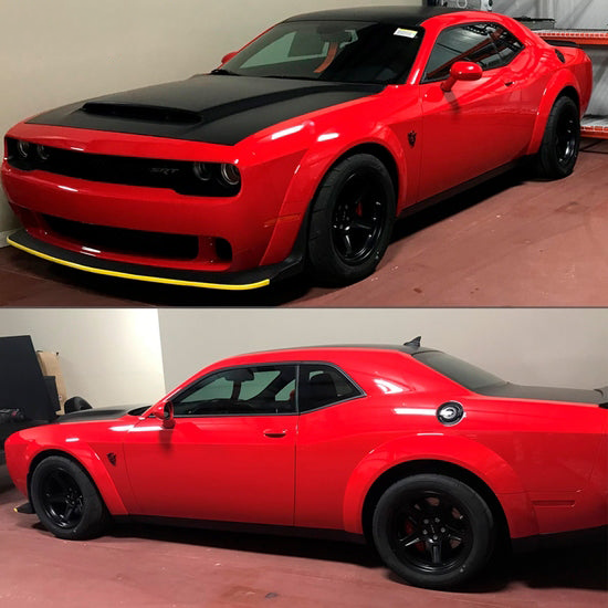 2015 - 23 Challenger Front Lip + Fender Flare Hellcat to Demon Conversrion