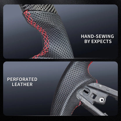 2010 - 14 Ford Mustang LED RPM Carbon Fiber Steering Wheel | Next-Gen Carbon