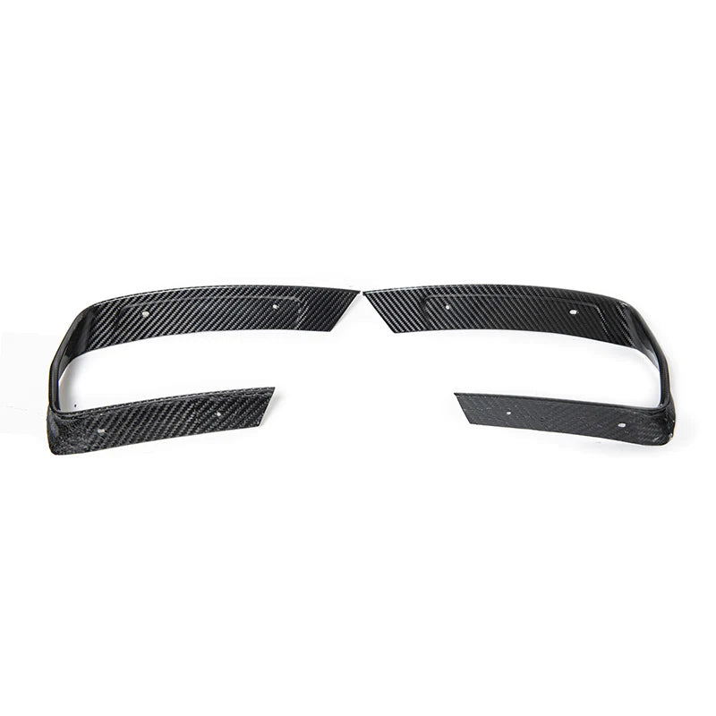 C8 Corvette Stingray Carbon Fiber Rear Diffuser Exhaust Bezels