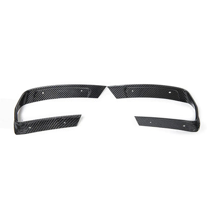 C8 Corvette Stingray Carbon Fiber Rear Diffuser Exhaust Bezels