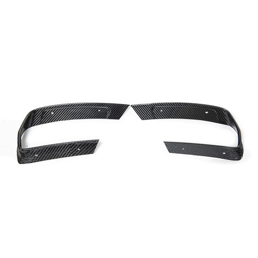 C8 Corvette Stingray Carbon Fiber Rear Diffuser Exhaust Bezels