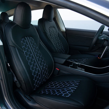 2017 - 23 Tesla Model 3 Custom Leather Seat Covers