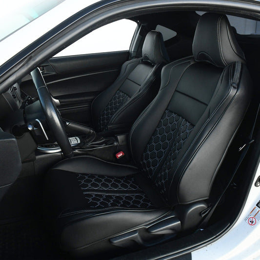 2012 - 21 Subaru BRZ Two-Tone Custom Leather Seat Covers