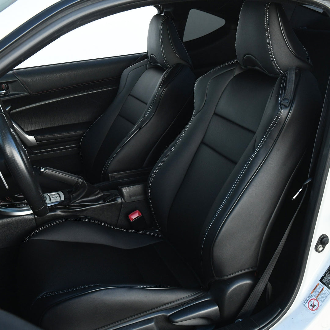 2012 - 21 Subaru BRZ Two-Tone Custom Leather Seat Covers