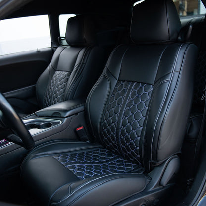 2015 - 23 Dodge Charger Colored Leather Seat Covers
