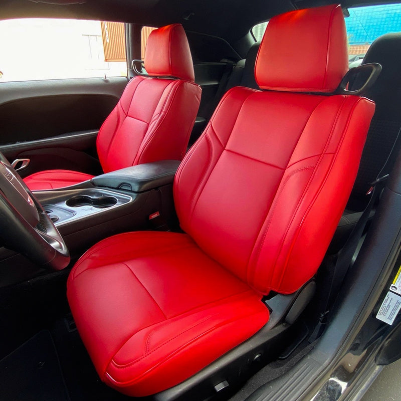 2015 - 23 Dodge Charger Colored Leather Seat Covers