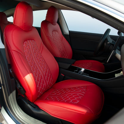 2017 - 23 Tesla Model 3 Custom Leather Seat Covers