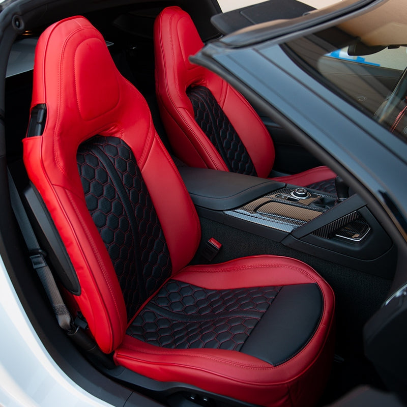 2014 - 19 C7 Corvette Premium Custom Leather Seat Covers