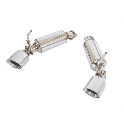 2009 - 21 Nissan 370Z Z34 Stainless Steel Axle Back 4.5" Dual Burnt Tips Exhaust