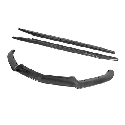 2014 - 19 Cadillac CTS Carbon Fiber Front Splitter &amp; Side Skirts
