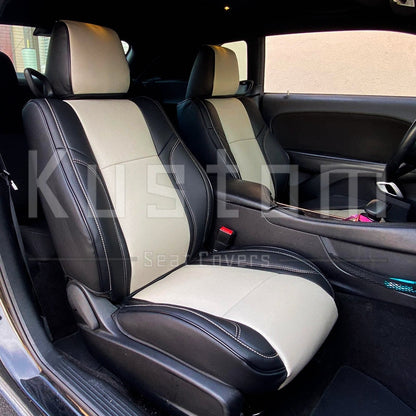 2015 - 23 Dodge Charger Colored Leather Seat Covers