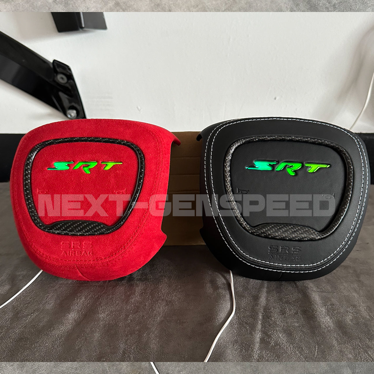 Dodge Charger/Challenger SRT RGB LED Customizable Steering Wheel Airbag Cover