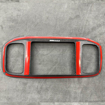 2015-2024 Dodge Charger Carbon Fiber Radio Navigation Screen Trim Cover | Next-Gen Carbon