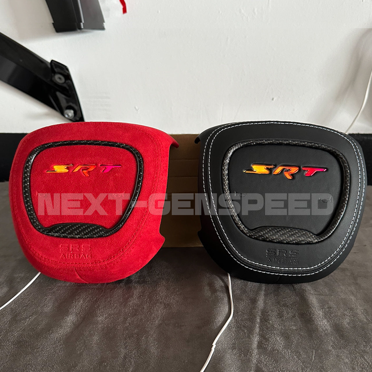 Dodge Charger/Challenger SRT RGB LED Customizable Steering Wheel Airbag Cover
