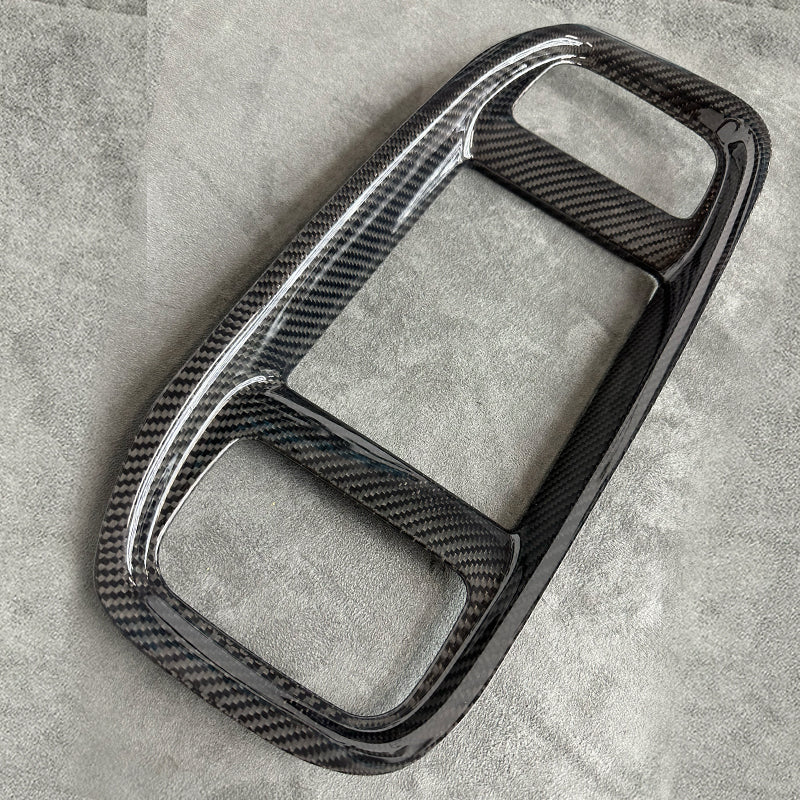 2015-2024 Dodge Charger Carbon Fiber Radio Navigation Screen Trim Cover | Next-Gen Carbon