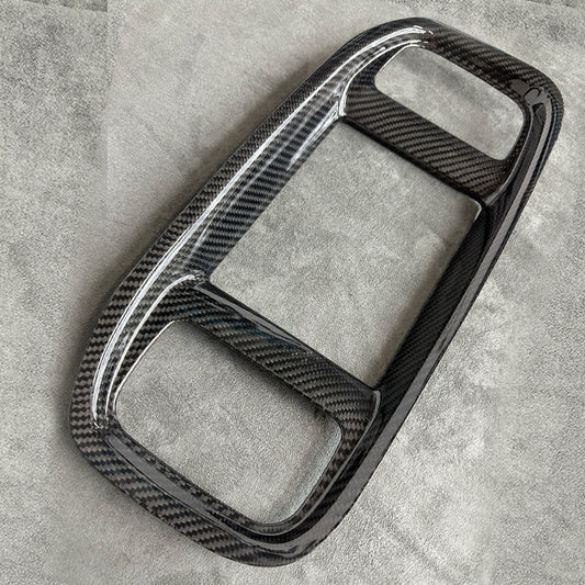 2015-2024 Dodge Charger Carbon Fiber Radio Navigation Screen Trim Cover | Next-Gen Carbon